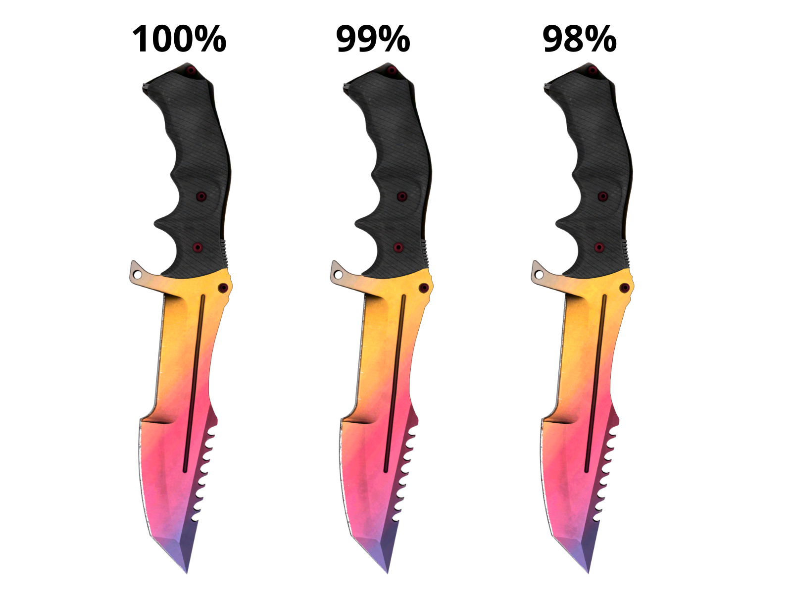 Hunstsman Knife Fade Guide