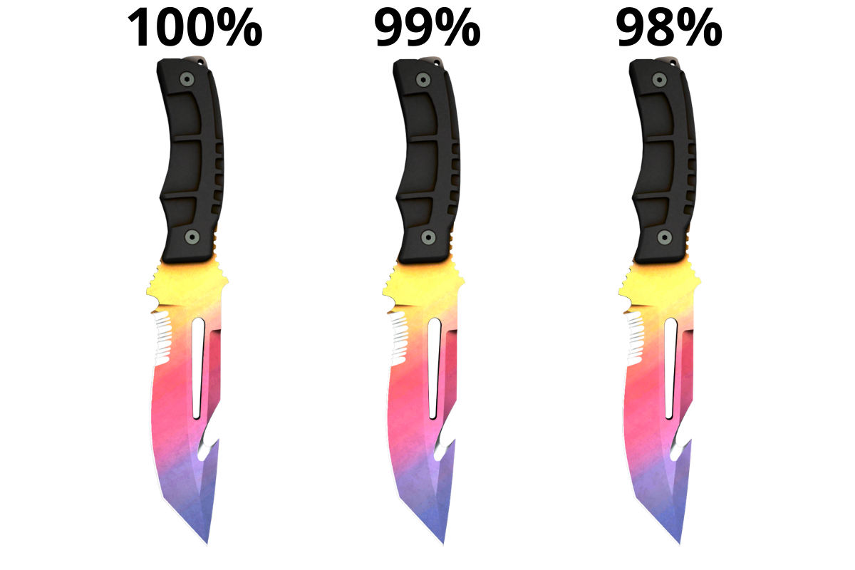 Kukri knife fade