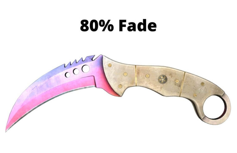 80% Fade Talon Knife