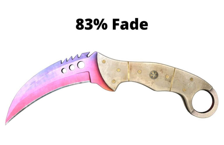 83% Fade Talon Knife