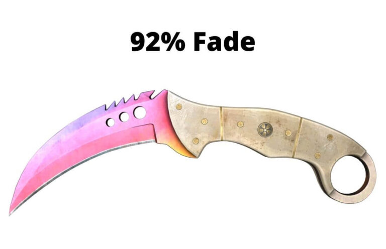 92% Fade Talon Knife