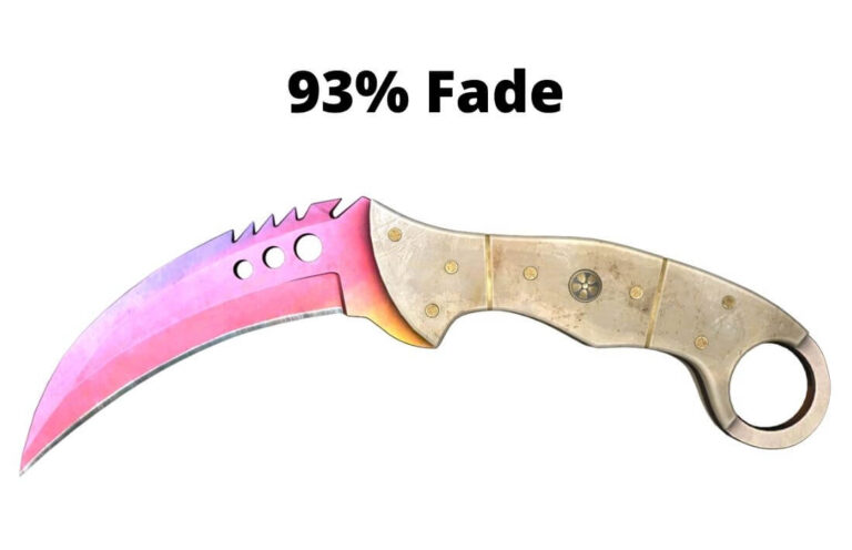 93% Fade Talon Knife
