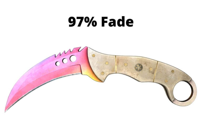 97% Fade Talon Knife